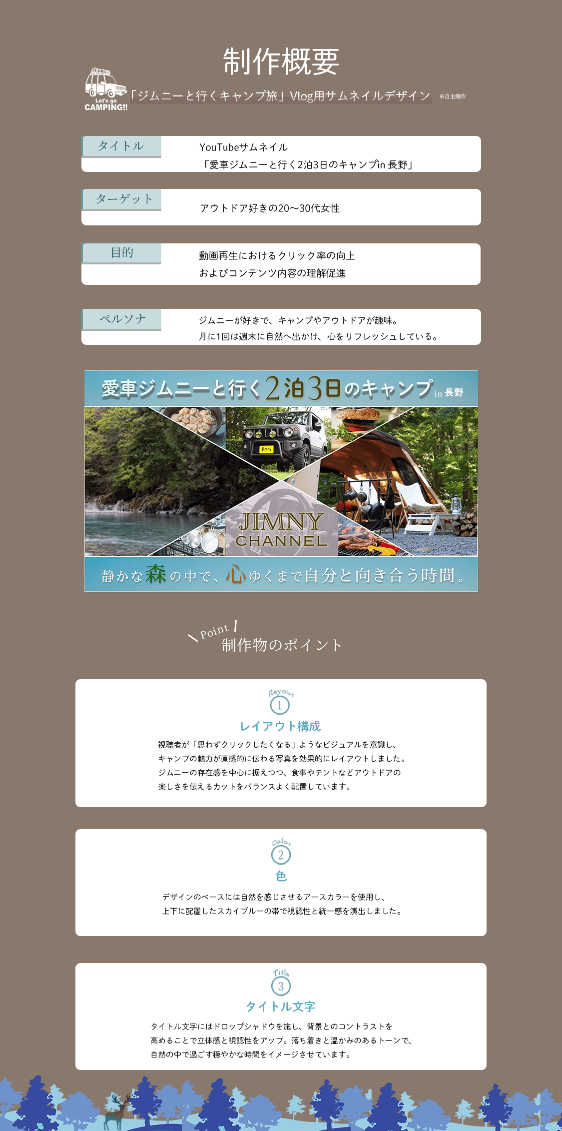 ジムニーサムネイルについての制作実績スマホ表示